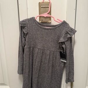 Okie Dokie Heather Gray Toddler Dress